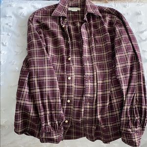 J. Crew plaid flannel